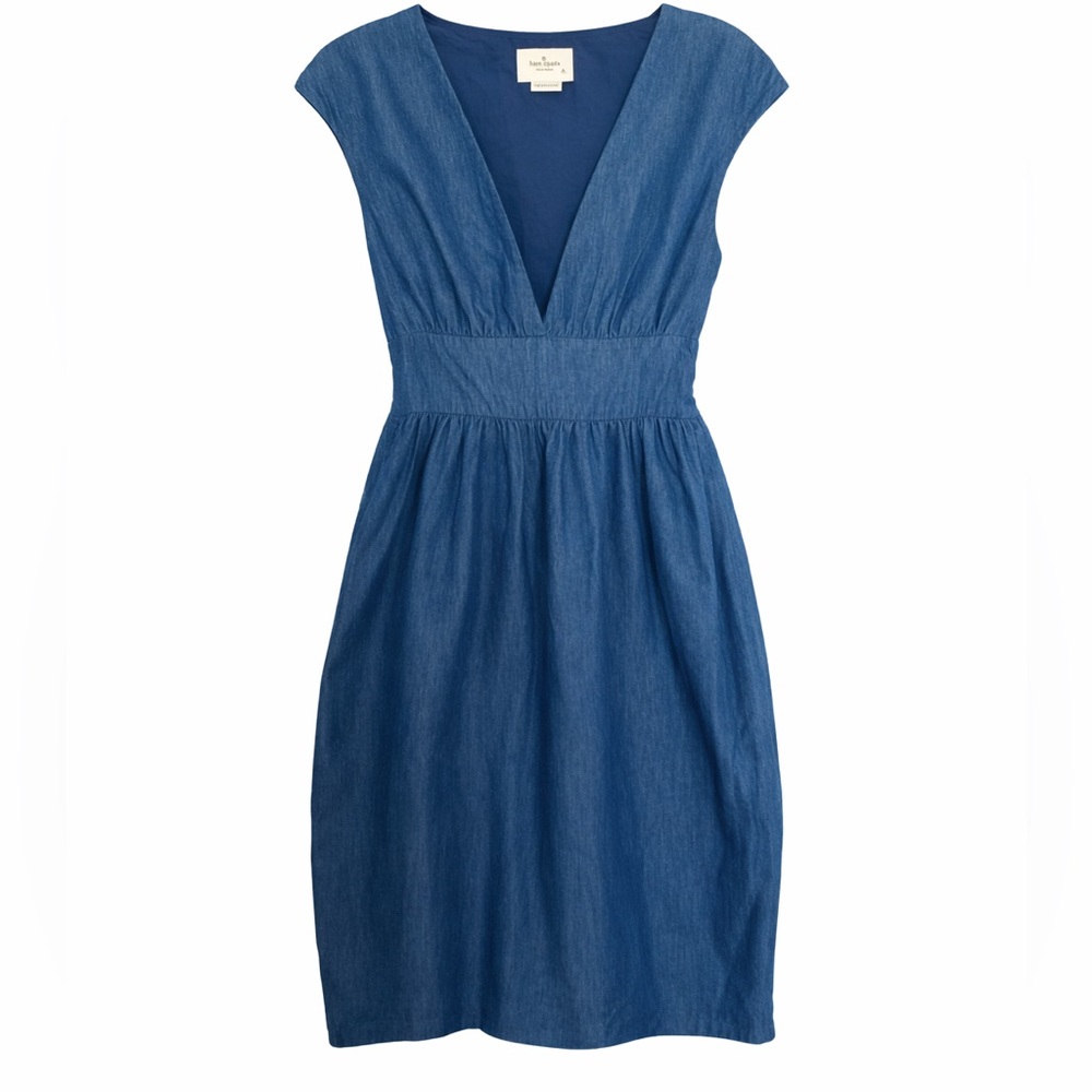 Kate Spade Dark Wash Denim “Look for the Silver Lining” Dress